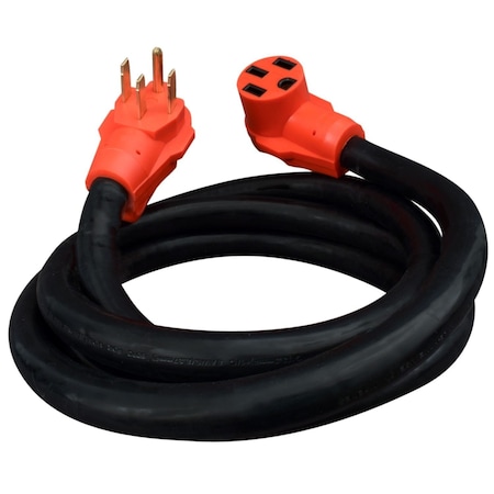 Valterra Extension Cord, 6 AWG, 8 AWG, 6/3, 8/1, 1 Outlets, 10 ft A10-5010EH